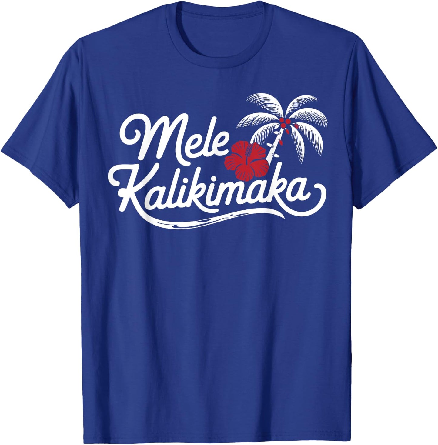 Mele Kalikimaka Tropical Christmas Hawaiian Xmas T-Shirt - T-Shirt | Royal