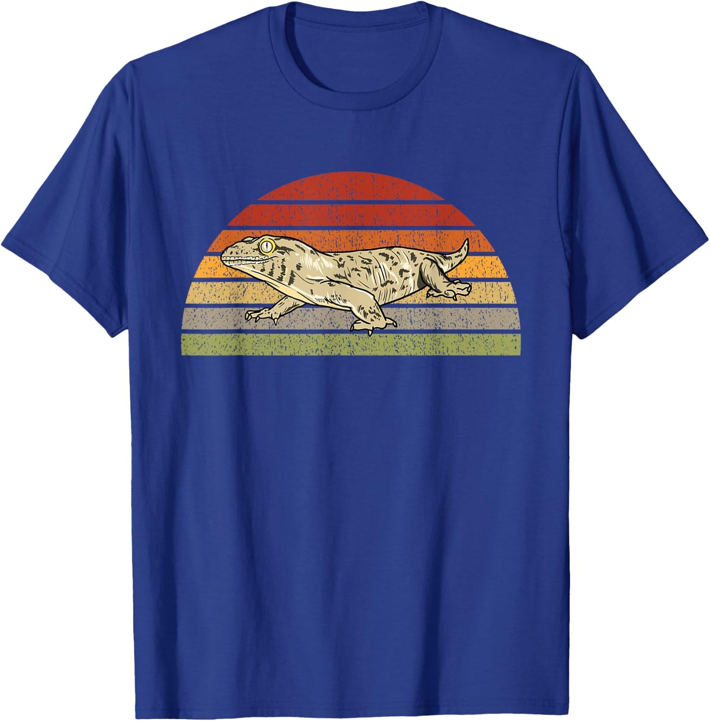 Leachie Gecko New Caledonian Giant Gecko Gift Lizard Reptile T-Shirt - T-Shirt | Royal