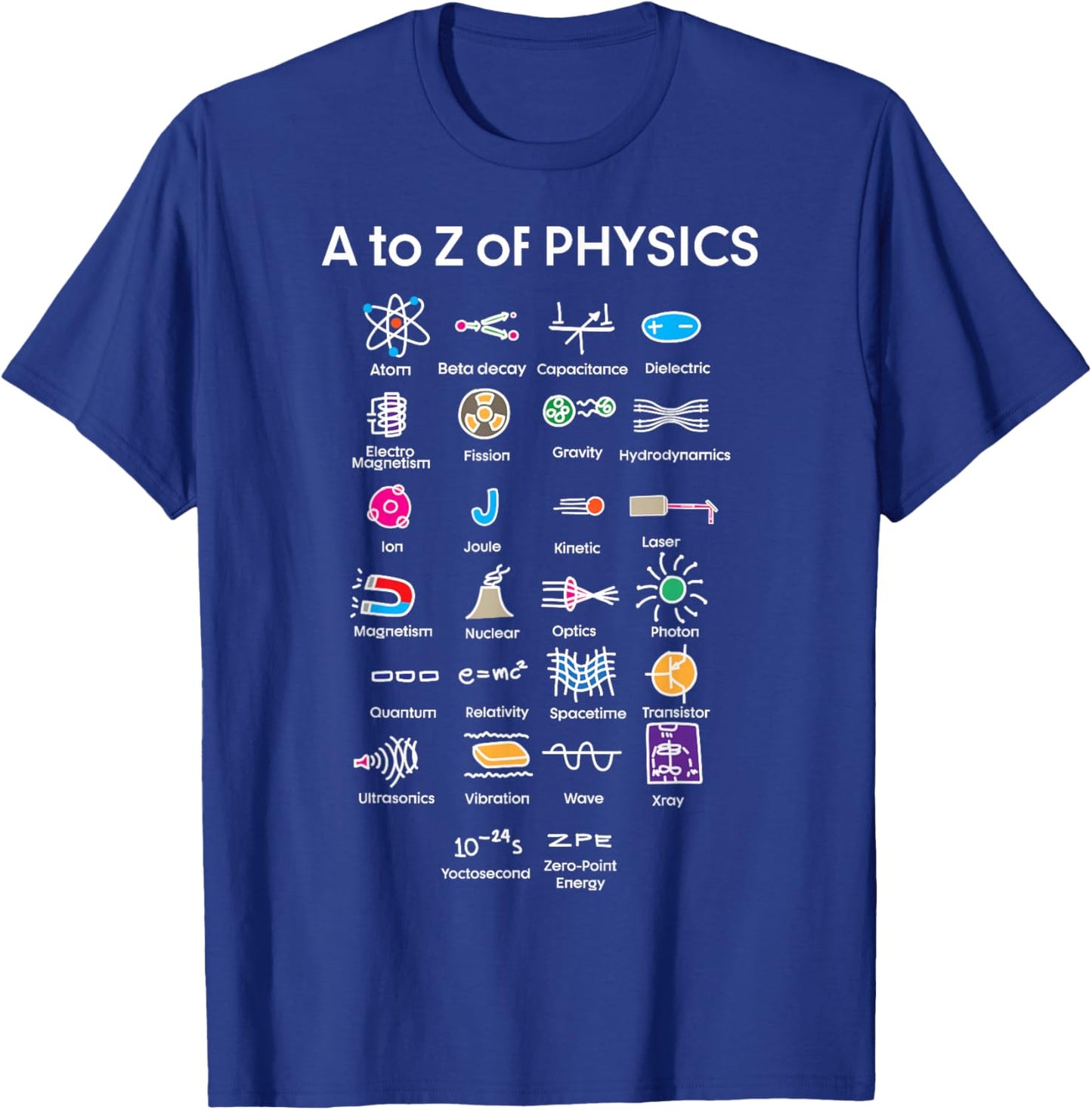 Quantum Physics String Theory Physics Student Science T-Shirt - T-Shirt | Royal
