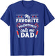 Favorite Phlebotomist Dad Father Phlebotomy Technician T-Shirt - T-Shirt | Royal