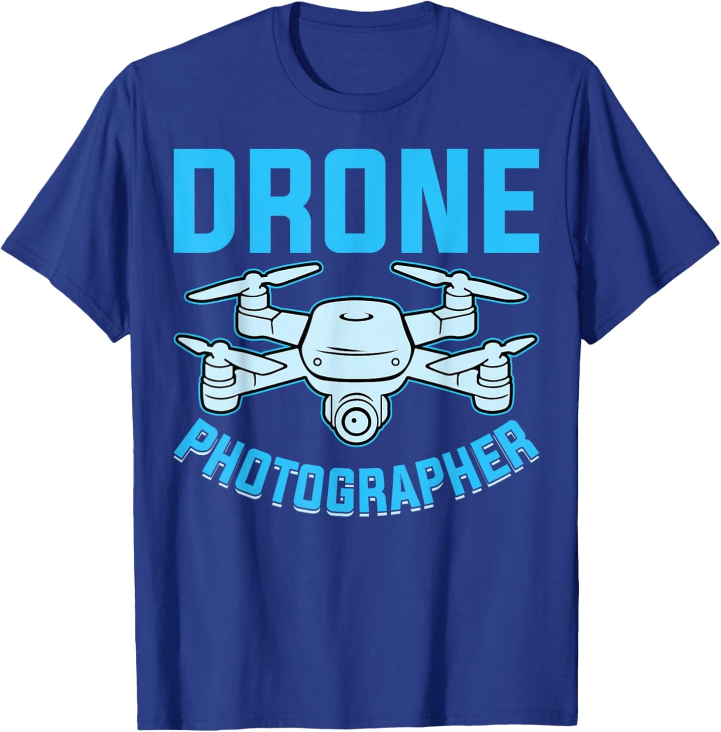 Drone Photographer - Aerial Photographer Photography Expert T-Shirt - T-Shirt | Royal