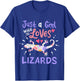 Lizard Just A Girl Lizards Gift T-Shirt - T-Shirt | Royal