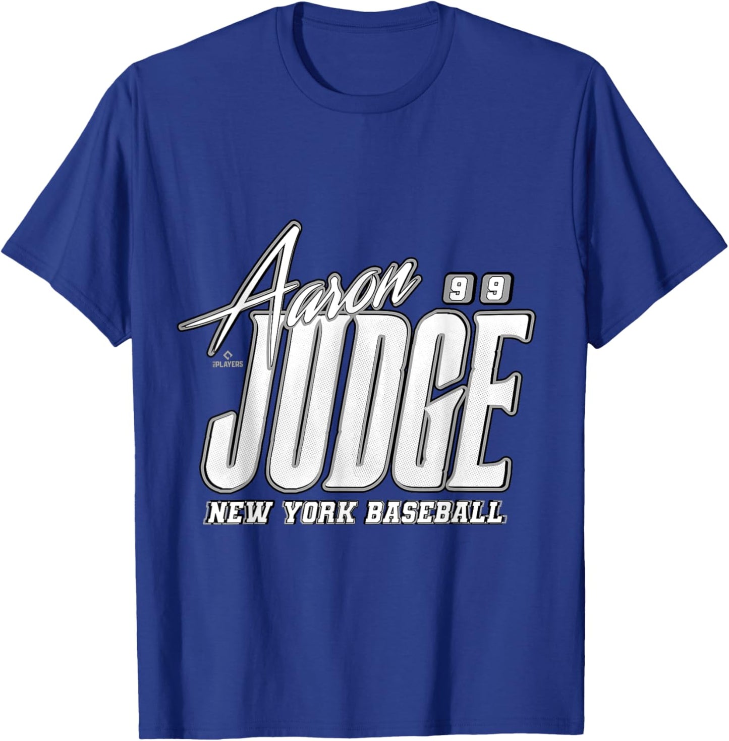 Aaron Judge New York Baseball Rock MLBPA T-Shirt - T-Shirt | Royal
