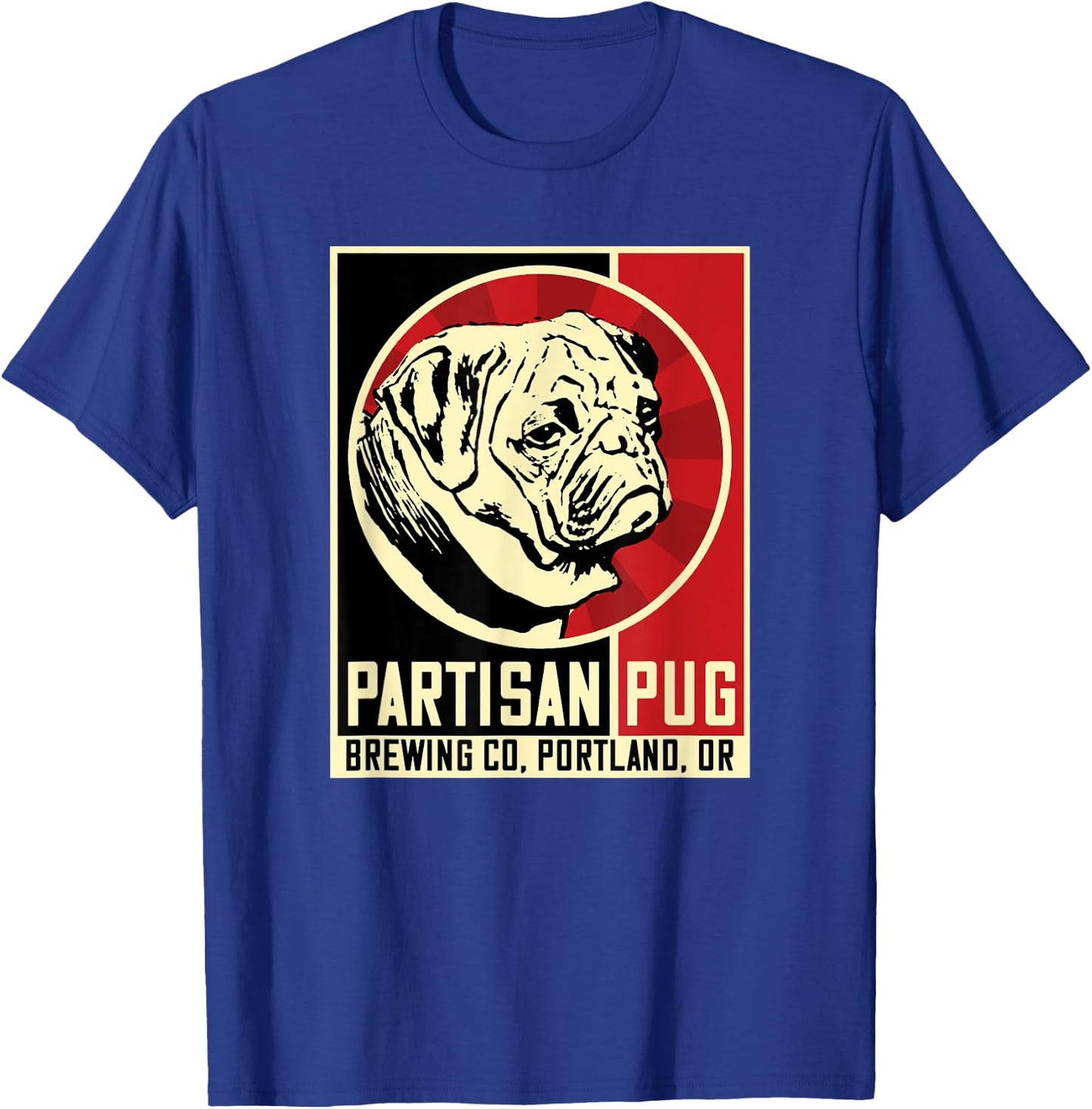 Portland Brewery Logo for Beer and Dogs Craft Beer Lovers T-Shirt - T-Shirt | Royal