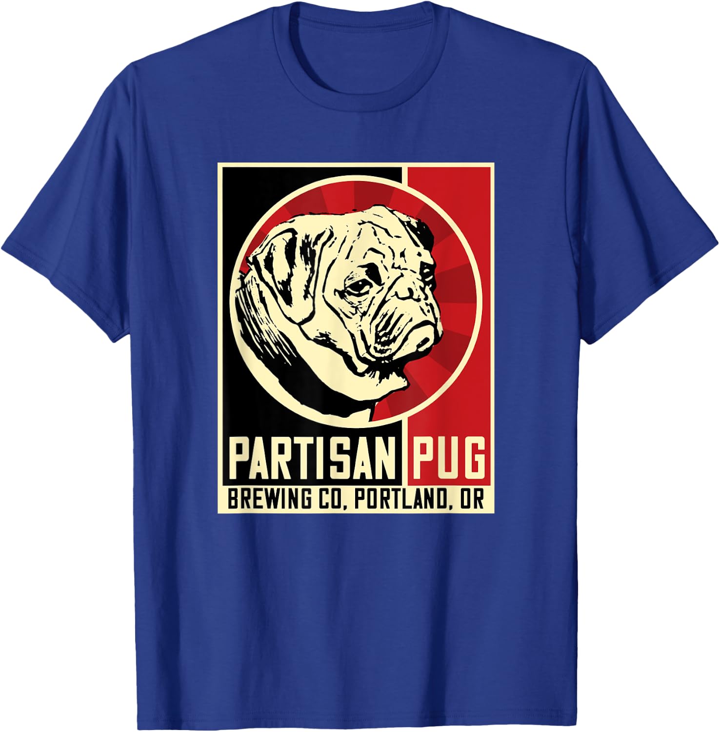 Portland Brewery Logo for Beer and Dogs Craft Beer Lovers T-Shirt - T-Shirt | Royal