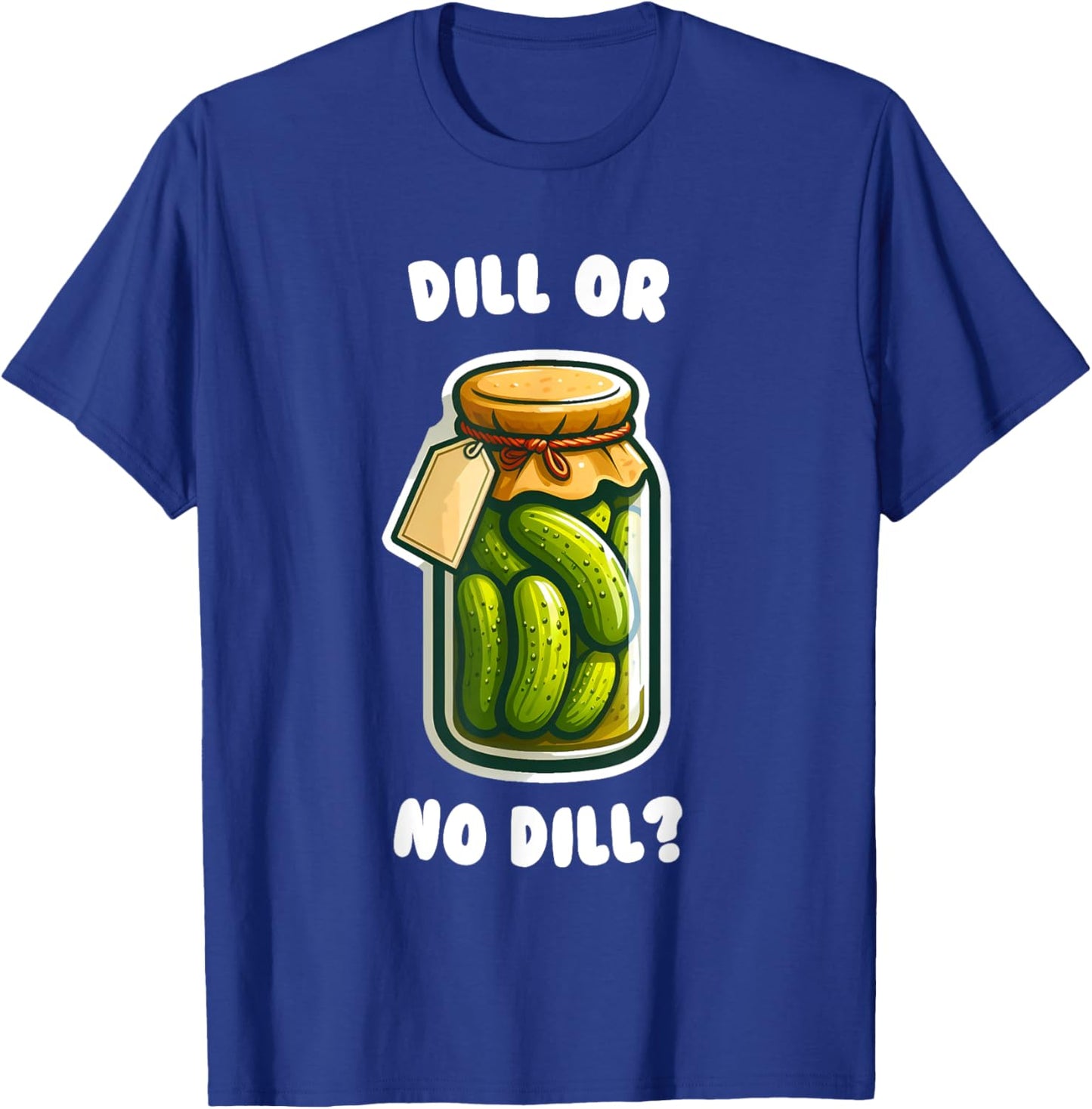 Dill or no dill Pickle Deal Bigfoot Sunglasses Funny Kids T-Shirt - T-Shirt | Royal