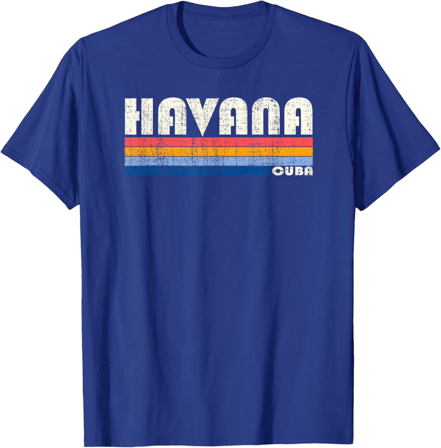 Vintage 70s 80s Style Havana, Cuba T-Shirt - T-Shirt | Royal