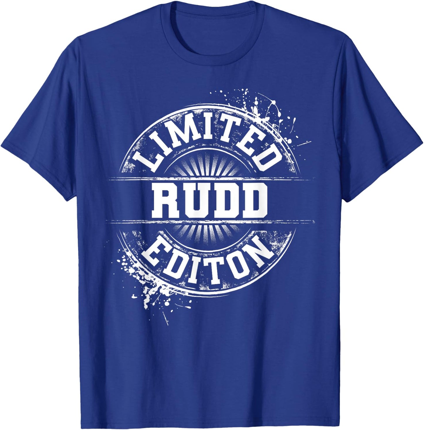 RUDD Funny Surname Family Tree Birthday Reunion Gift T-Shirt - T-Shirt | Royal