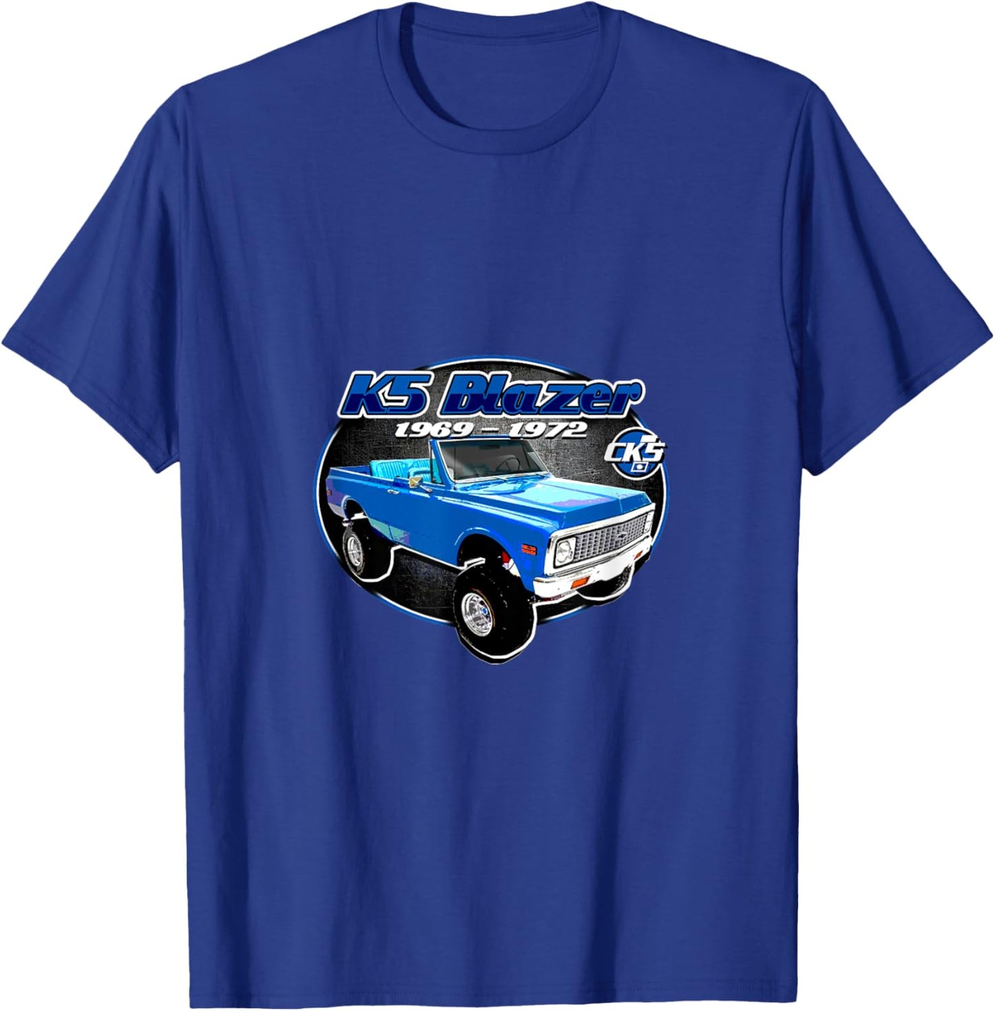 CK5 1969-72 K5 Blazer featuring a vintage retro style. T-Shirt - T-Shirt | Royal