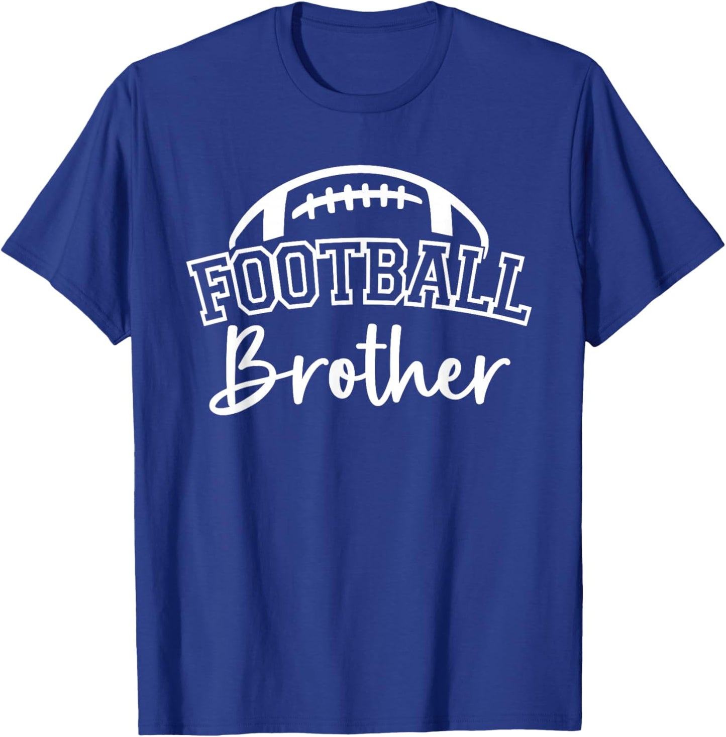 Football Brother Matching Family Football T-Shirt - T-Shirt | Royal