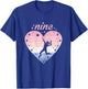 9 Year Old Cute Volleyball Birthday Girl 9th B-day T-Shirt - T-Shirt | Royal