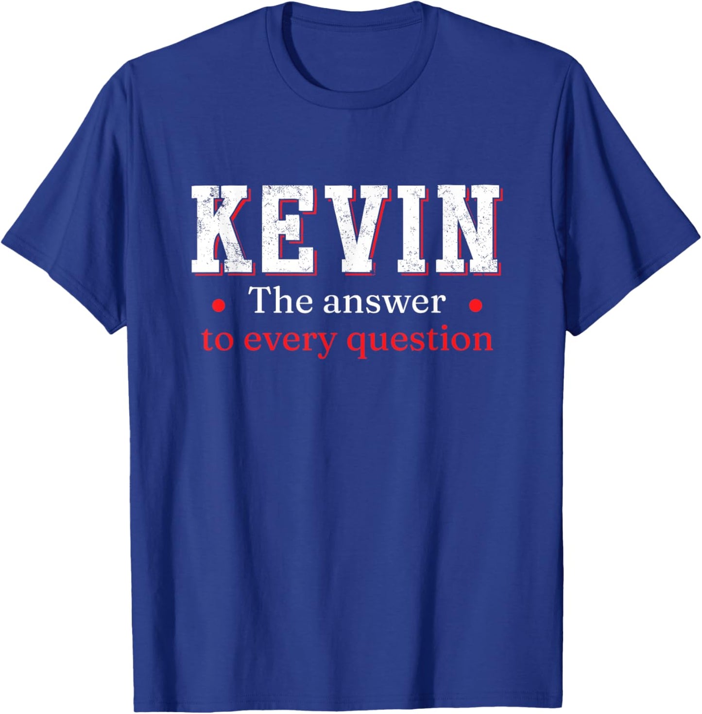 Kevin Personalized T-Shirt - T-Shirt | Royal