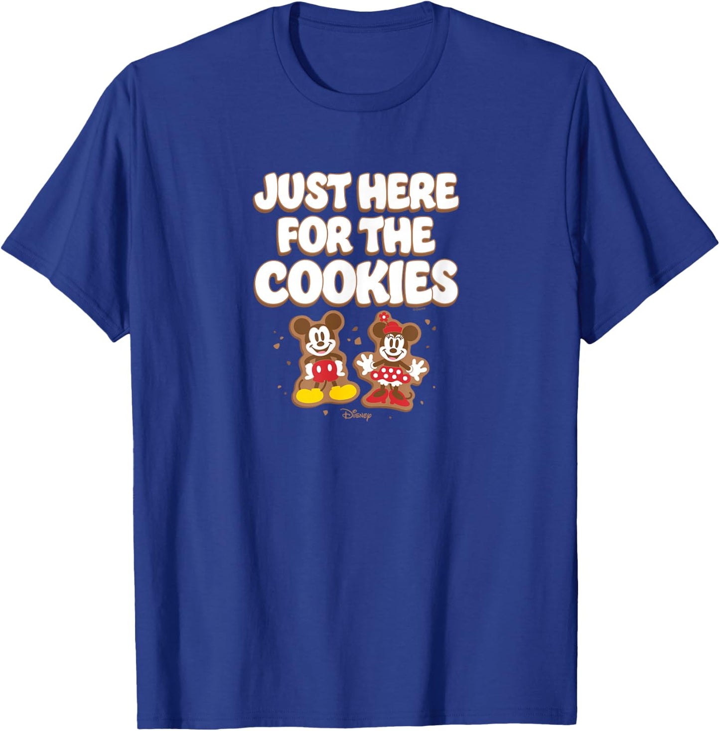 Disney - Mickey Minnie Just Here For The Cookies T-Shirt - T-Shirt | Royal