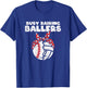 Busy Raising Ballers Baseball Volleyball Mom Mothers Day Son T-Shirt - T-Shirt | Royal