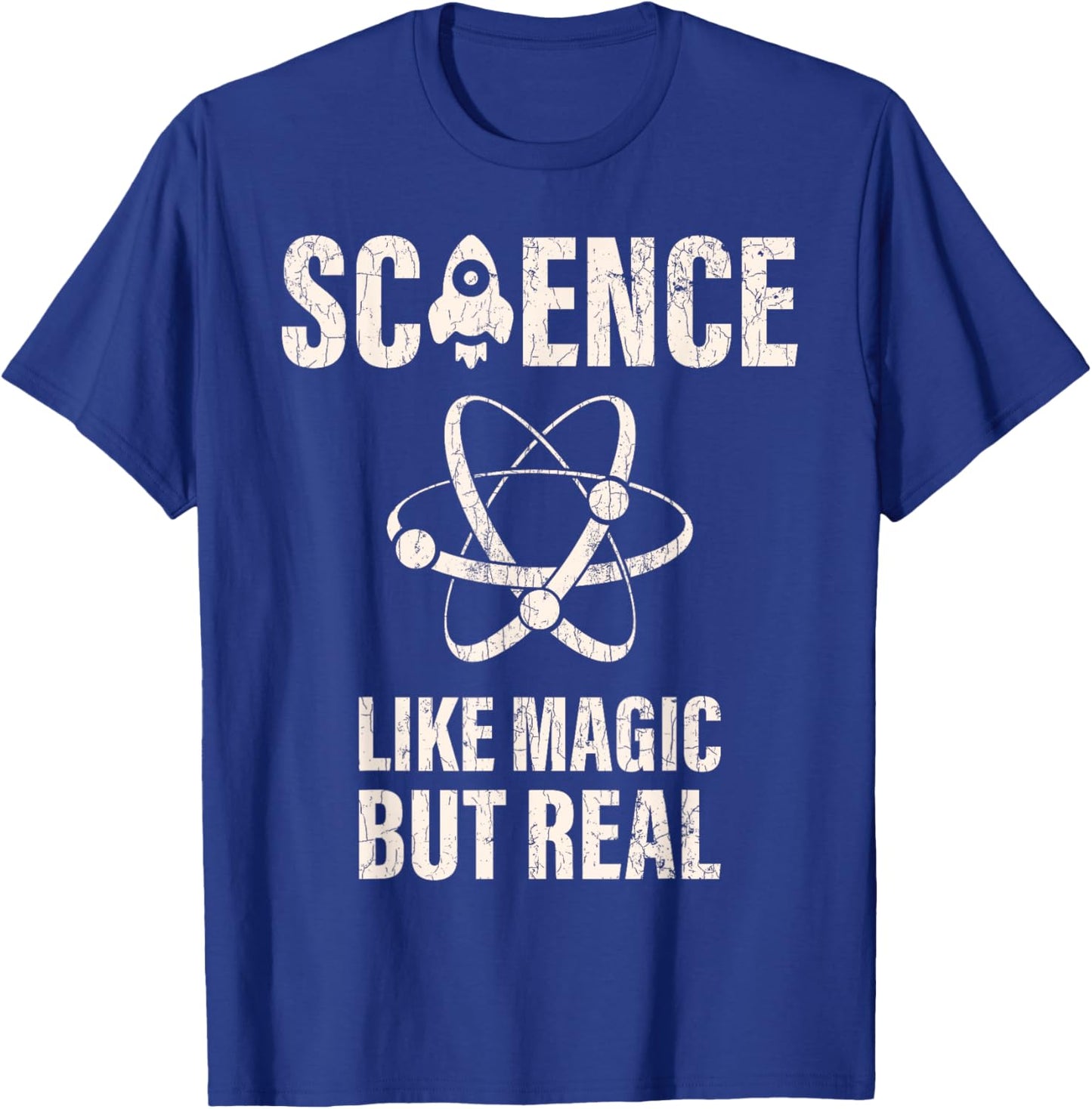 Science Like Magic But Real Scientist Gift Physics T-Shirt - T-Shirt | Royal