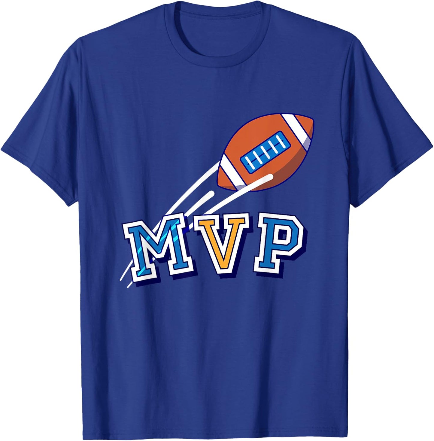 MVP - American Football Player Birthday Gift T-Shirt - T-Shirt | Royal