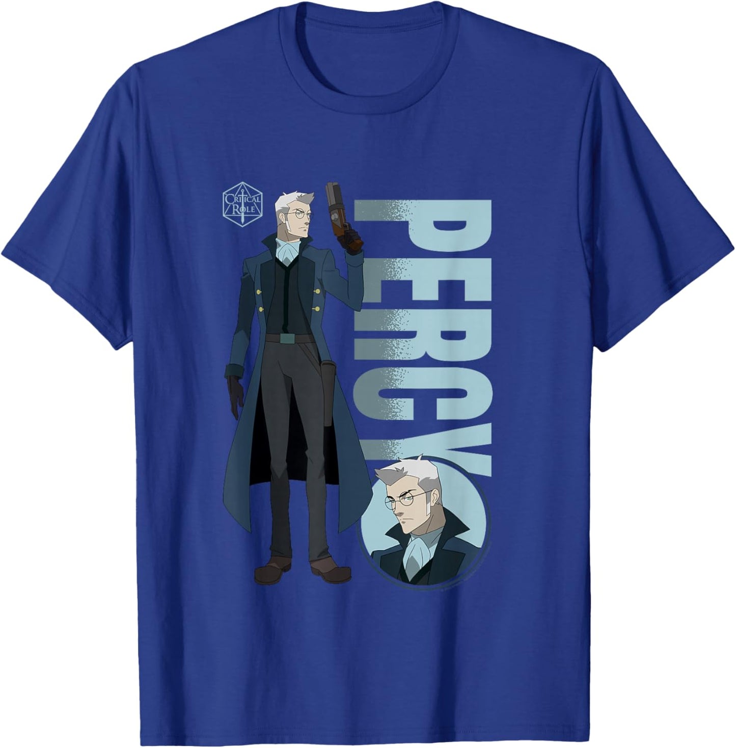 The Legend of Vox Machina Percy with Name T-Shirt - T-Shirt | Royal