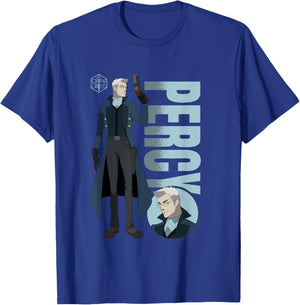 The Legend of Vox Machina Percy with Name T-Shirt - T-Shirt | Royal