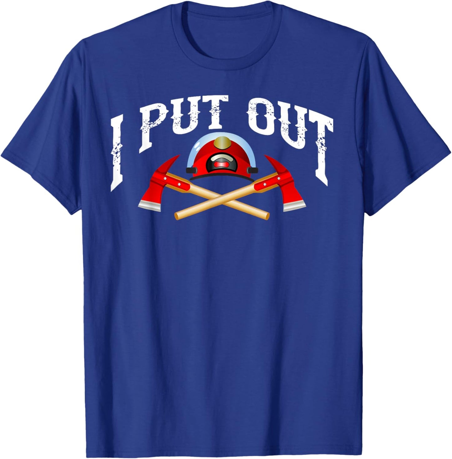 Cool Firefighter Design Women Firemen Firefighter T-Shirt - T-Shirt | Royal
