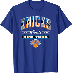 NBA 2026 Finals New York Knicks Final Push T-Shirt - T-Shirt | Royal