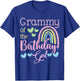 Grammy of The Birthday Girl Rainbow B-Day Matching Family T-Shirt - T-Shirt | Royal