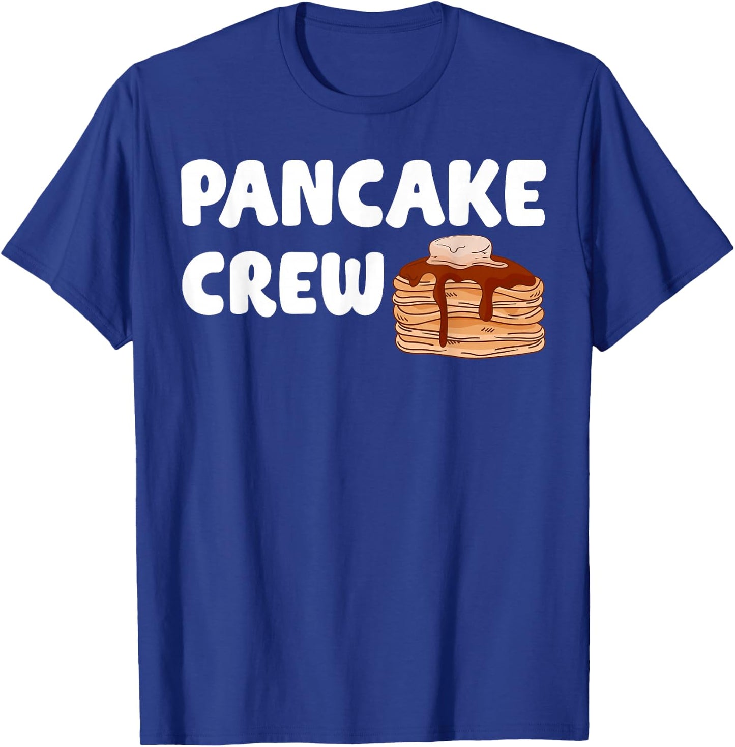 Pancake Crew Funny Pancake Lover Pancake Christmas Pajama T-Shirt - T-Shirt | Royal
