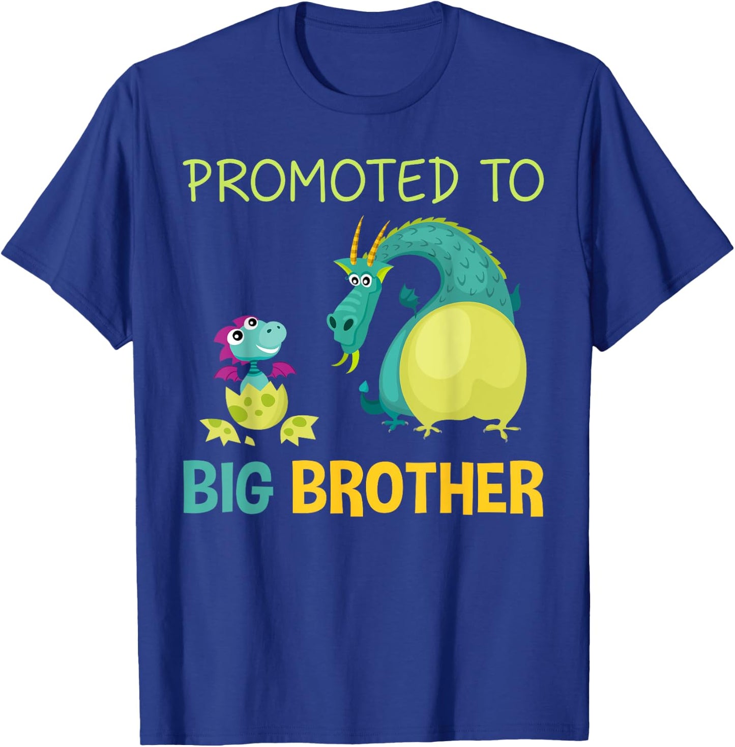Promoted To Big Brother Shirt Dragon T-Shirt - T-Shirt | Royal