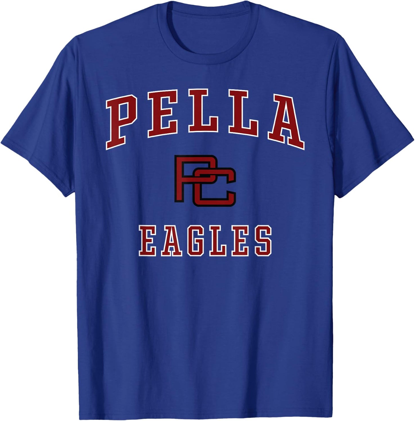 Pella Christian High School Eagles T-Shirt - T-Shirt | Royal