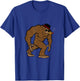 Bigfoot With Cigar Cigar Lover Smoking Design T-Shirt - T-Shirt | Royal