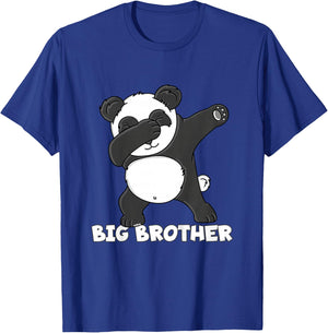 Kids Big Brother Shirt Dabbing Panda T-Shirt - T-Shirt | Royal