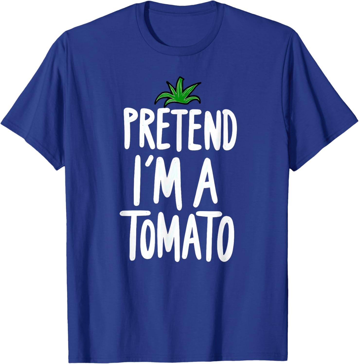 Pretend I'm A Tomato Halloween T-Shirt - T-Shirt | Royal