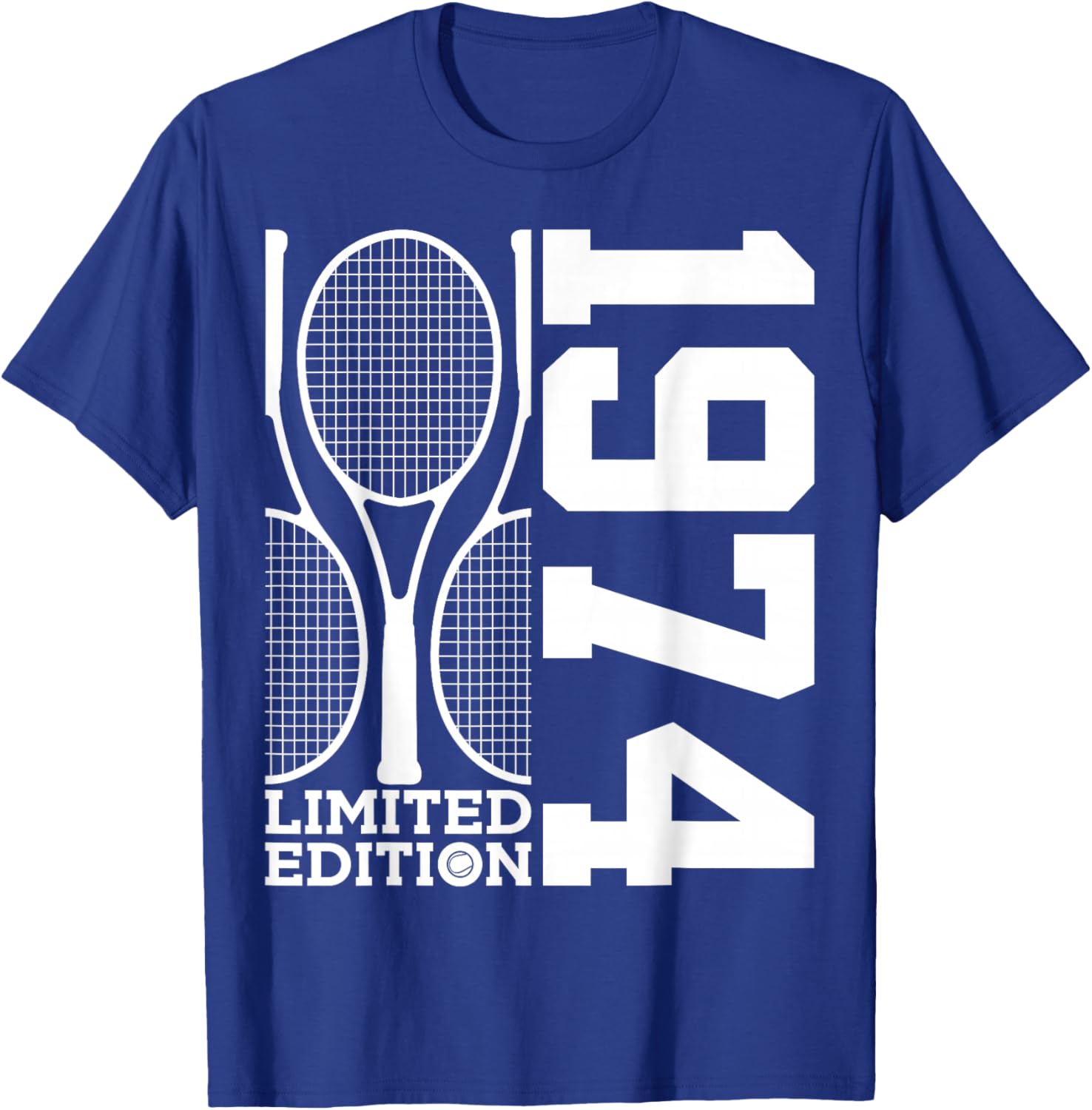 52nd BIRTHDAY TENNIS LIMITED EDITION 1974 T-Shirt - T-Shirt | Royal