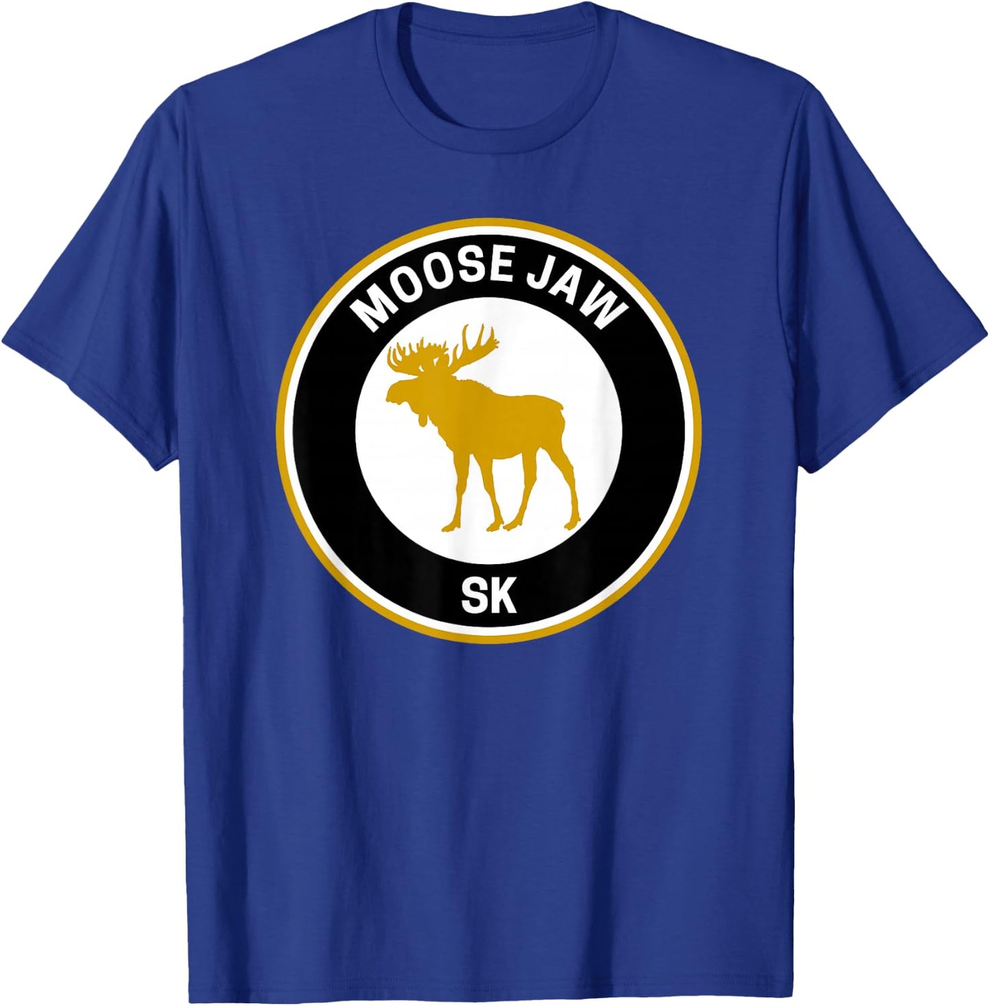 Vintage Moose Jaw Saskatchewan T-Shirt - T-Shirt | Royal