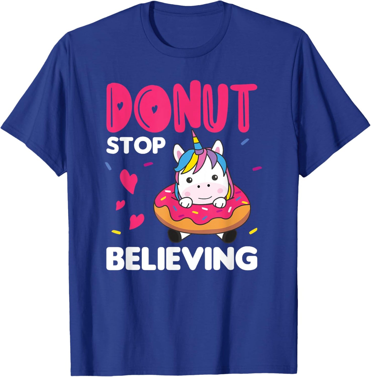 Donut Unicorn Pun Unicorns Donuts T-Shirt - T-Shirt | Royal