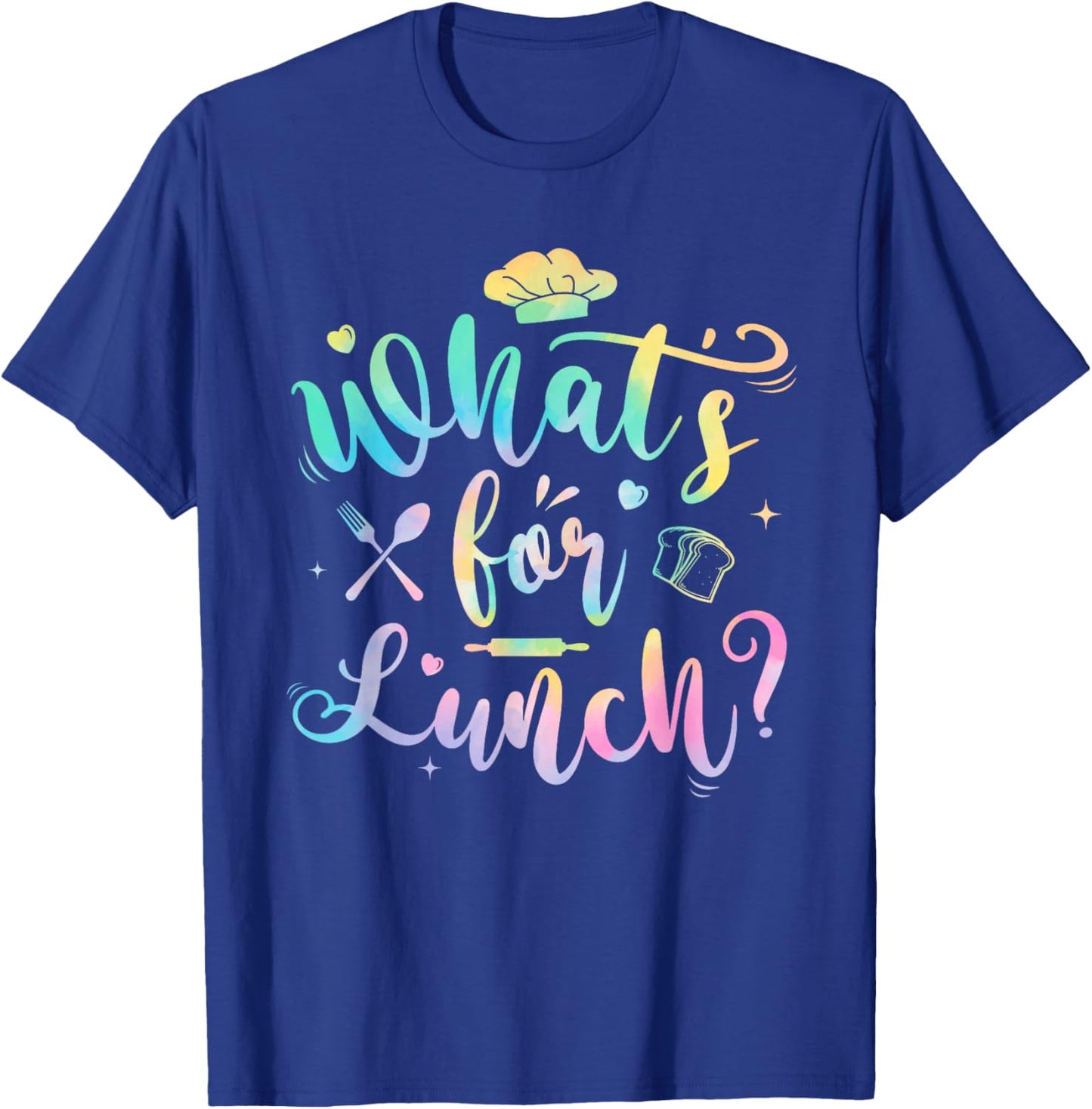 Whats for Lunch Funny Lunch Lady T-Shirt - T-Shirt | Royal