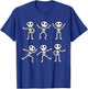 Dancing Skeleton Shirt Toddler Boy Girl Funny Halloween Kids T-Shirt - T-Shirt | Royal