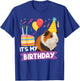 Guinea Pig Birthday It's My Birthday T-Shirt - T-Shirt | Royal