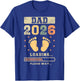 Dad 2026 Loading, Baby Announcement, Expecting Dad To Be T-Shirt - T-Shirt | Royal