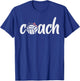 Volleyball Coach US Flag Bandana Vintage Patriotic Men Women T-Shirt - T-Shirt | Royal