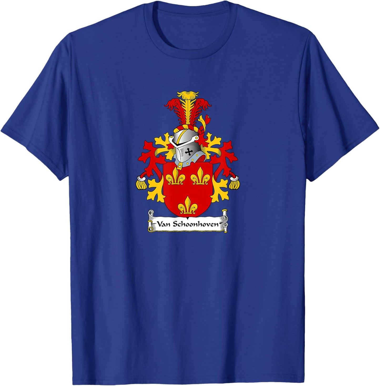 Van Schoonhoven Coat of Arms - Family Crest T-Shirt - T-Shirt | Royal