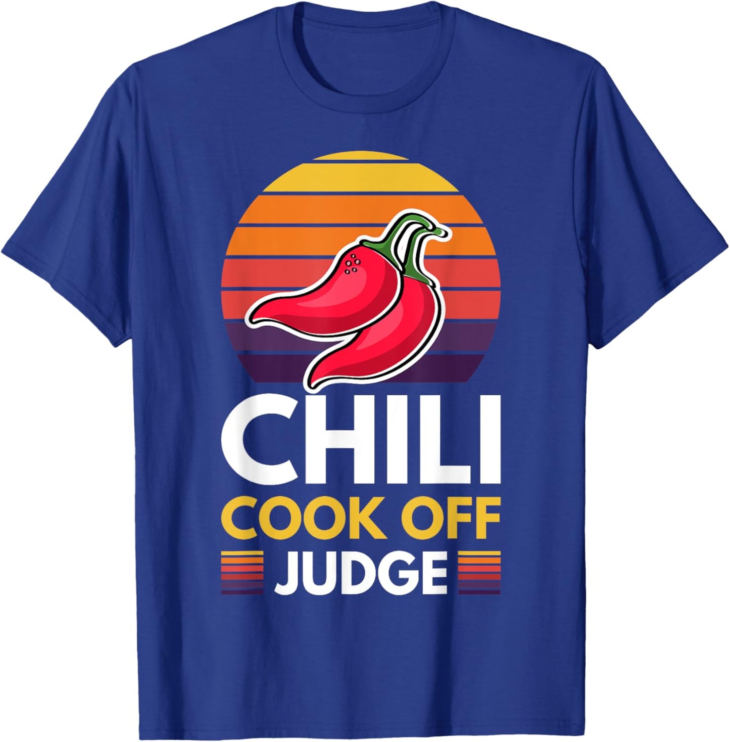 Chili Cook Off Judge Red Chili T-Shirt - T-Shirt | Royal
