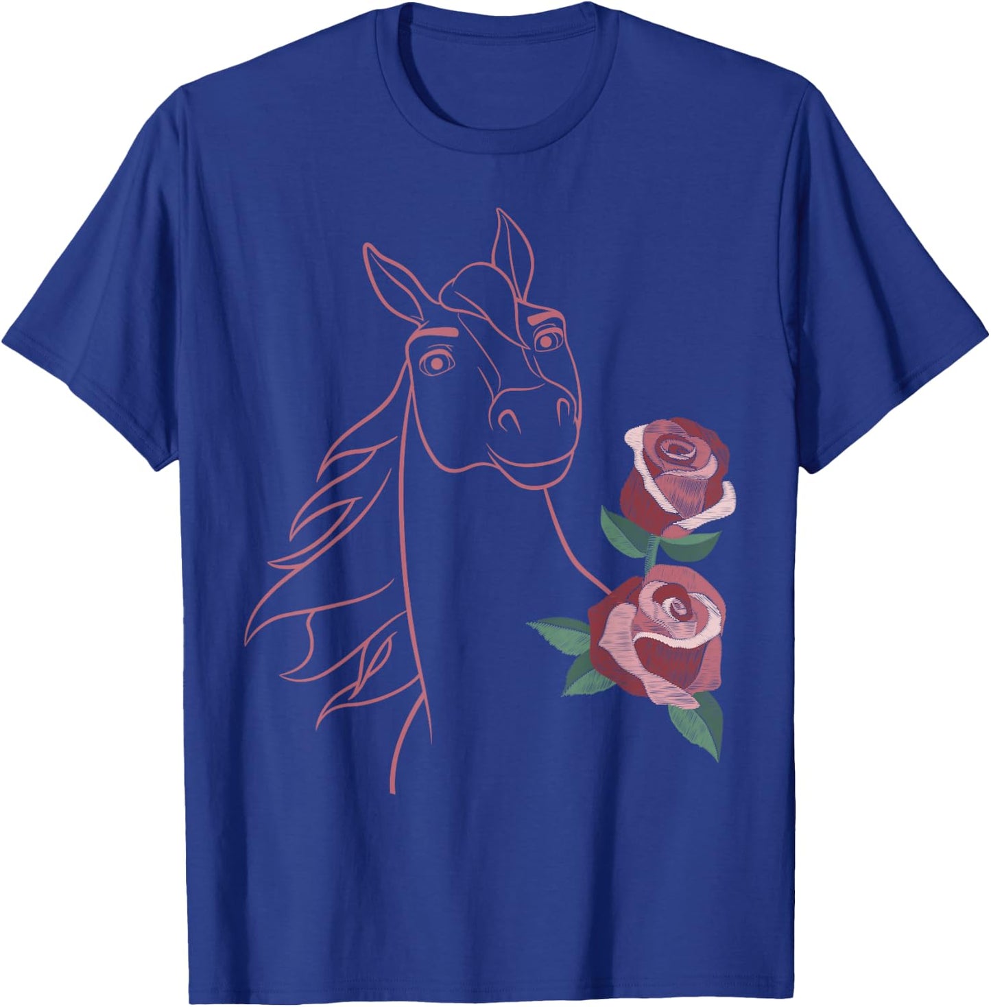 DreamWorks Spirit Riding Free Big Flower Spirit T-Shirt - T-Shirt | Royal