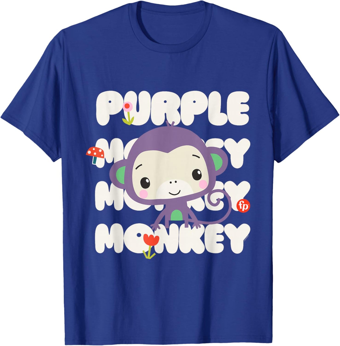 Fisher-Price Purple Monkey T-Shirt - T-Shirt | Royal