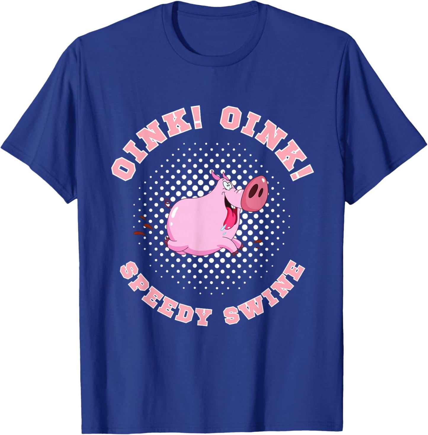 PIG Race Team Pig Running Team funny Pic Racing T-Shirt - T-Shirt | Royal