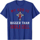 My God is Bigger Than Sickle Cell Awareness Ribbon T-Shirt - T-Shirt | Royal