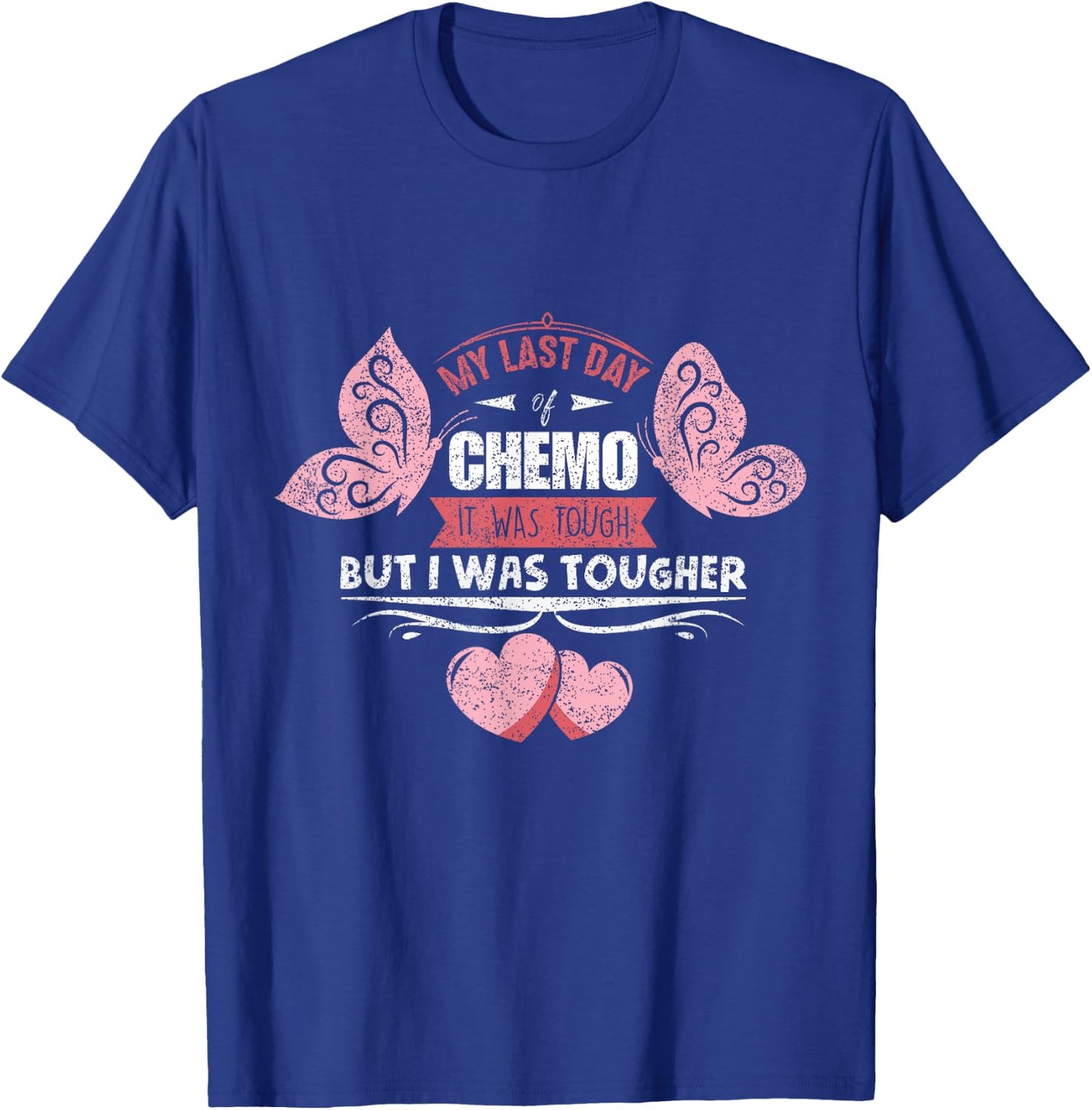 Last Chemo Day Gift Serious Illness Warrior - Women's Classic - Black - Small - Short Sleeve - Lace Embellishment T-Shirt - T-Shirt | Royal