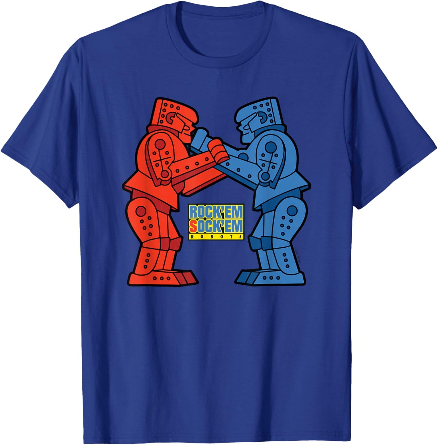 Rock'Em Sock'Em - Rock'Em Sock'Em Robots T-Shirt - T-Shirt | Royal