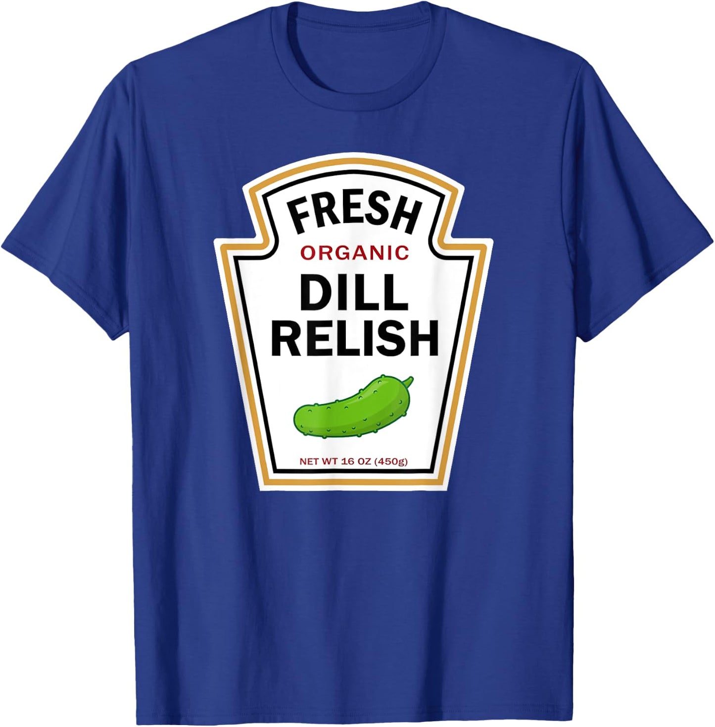 Dill Relish Easy Halloween Costume Diy Group Matching Couple T-Shirt - T-Shirt | Royal