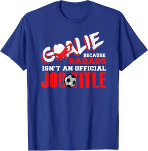 Funny Goalie Goalkeeper Outfit Clothing Soccer Player Keeper T-Shirt - T-Shirt | Royal
