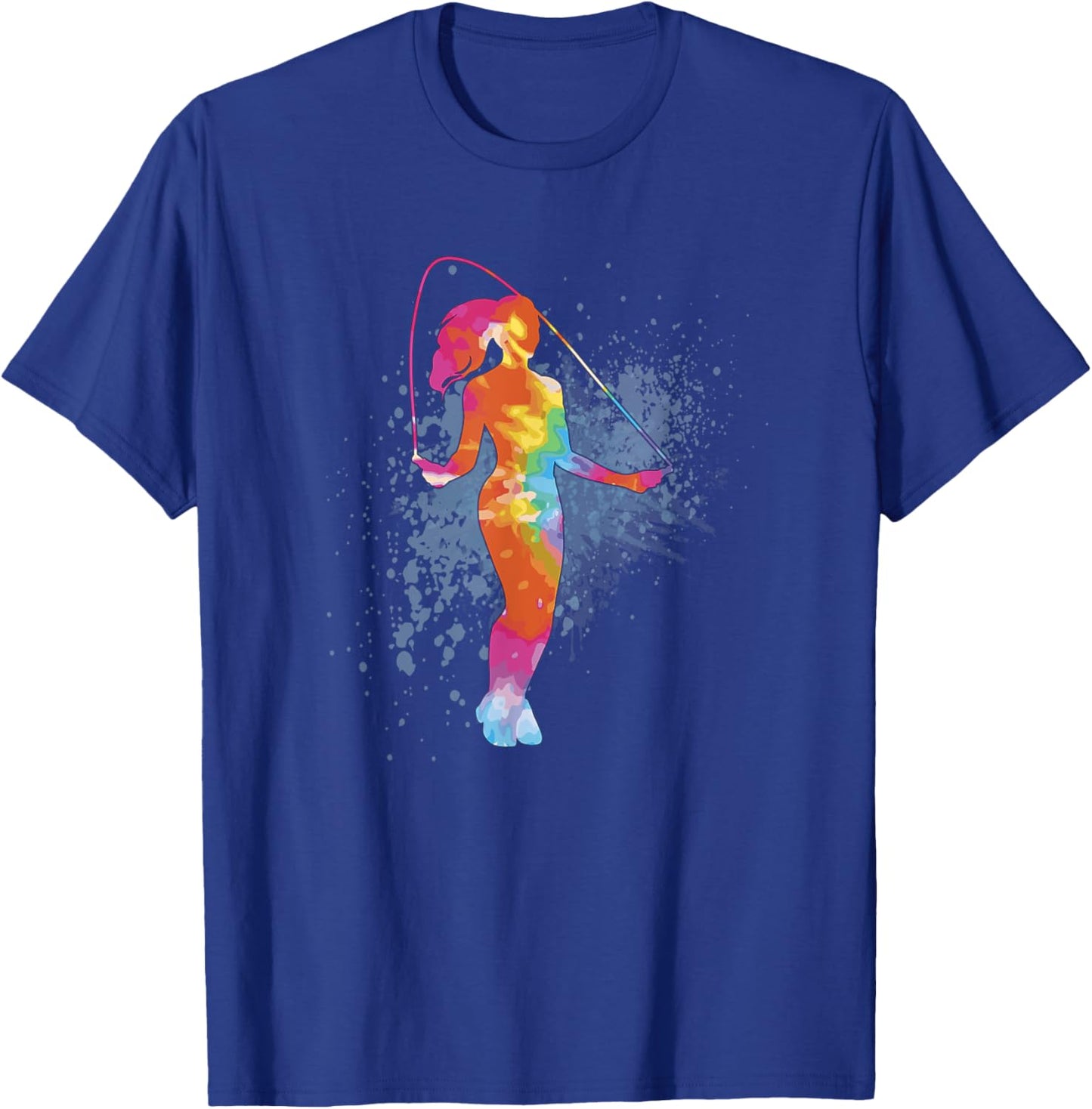 Fitness Roping - Jumping Rope Skipping Women T-Shirt - T-Shirt | Royal
